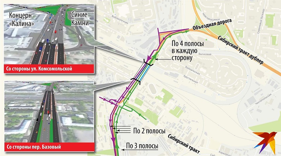 Проект моста калина екатеринбург